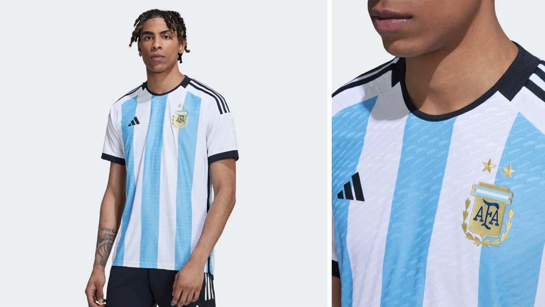 تشابه جالب لباس آرژانتین در جام جهانی 2022 با جام جهانی 2014
