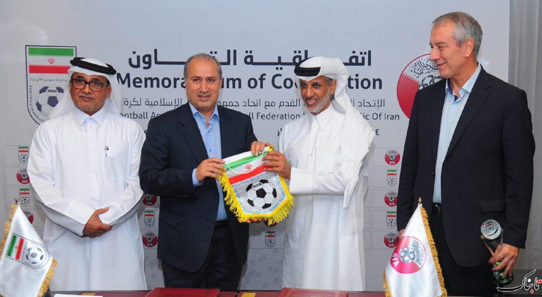 نمایندگان فدراسیون فوتبال در نشست جام جهانی ۲۰۲۲ قطر