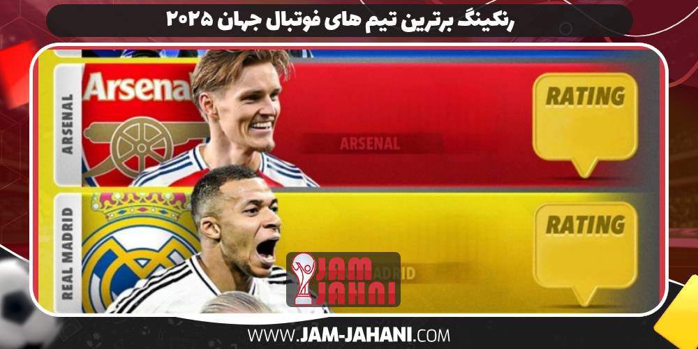 رنکینگ برترین تیم های فوتبال جهان ۲۰۲۵