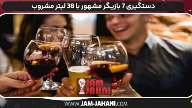 دستگیری ۷ بازیگر مشهور با ۳۸ لیتر مشروب